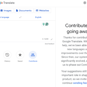 Google translate on smartphone.